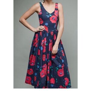 Floral cotton dress